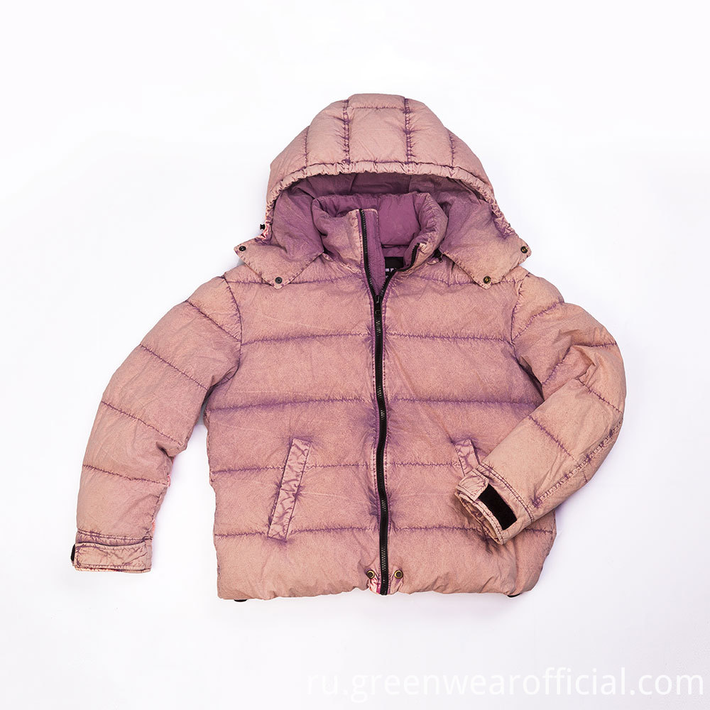 Окрашенная одежда Garment Dyed Down Jacket